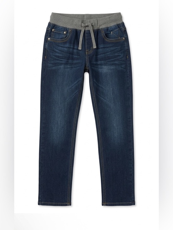 Vigoss Other - Vigoss Girls Pull-On Knit Waist Denim Jeans Dark Wash Size 10 NWOT